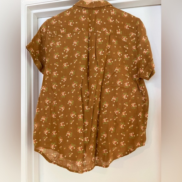 Toad & Co. Women’s Camp Cove shirt in Kelp Floral Print, Size Large - Picture 2 of 4
